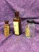 3 Apothecary Jars - 2 Glovers,  1 Chisago Drug Co Bottles & Jars photo 1