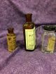 3 Apothecary Jars - 2 Glovers,  1 Chisago Drug Co Bottles & Jars photo 3