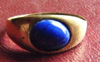 Metal Detector Find Authentic Ancient Finger Ring Sz: 3 1/2 Us 14.  5mm 12390 Dr photo