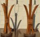 Mid Century Modern Frankl Attrib Tropitan Bamboo Lamps Mid-Century Modernism photo 2