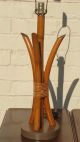 Mid Century Modern Frankl Attrib Tropitan Bamboo Lamps Mid-Century Modernism photo 3