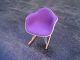 Herman Miller Eames Baby Rocker Rar Armshell Chair Purple Girard Hopsak 1983 Mid-Century Modernism photo 3