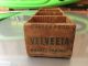 Vintage Velveeta Pasteurized Cheese Wood Box,  2 Lbs. Boxes photo 2