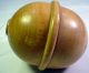 Vintage French Carved Wood Acorn Shaped Ball For Crotchet Or Ordinary String Other Antique Sewing photo 3