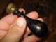 Primitives 18th Early 19th Century Wooden Handle Brass Engraved Wax Seal Primitives photo 2