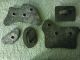 Antique Primitive Tin Barnyard Cookie Cutters Folk Art/ 5 Count Primitives photo 4