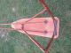 Antique Vtg Primitive Country Wood Ironing Board W/wood Legs And Handle Primitives photo 5