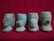 4 An Ancient Egyptian Canopic Jars (900 - 800 Bc) Egyptian photo 1