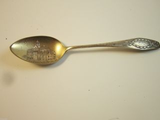 Rare Friendship York Ny High School Souvenir Sterling Silver Spoon 1913 photo