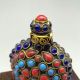 Vintage Handmade Tibetan Turquoise Coral Beads Snuff Bottle Snuff Bottles photo 6