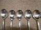 8 Rogers 1937 First Love Pattern Round Gumbo Soup Spoons Is Silverplate Flatware Flatware & Silverware photo 1