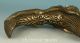 Gothic Old Bronze Handmade Carved Mermaid Statue Cane Walking Stick Head Ornamen Other Chinese Antiques photo 3