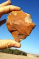 Classical Acheulean Flint Small Hand Axe Neanderthal Tool Paleolithic Neolithic & Paleolithic photo 3