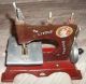 Vintage Antique Little Mother Artcraft Metal Childs Toy Sewing Machine Hand Turn Other Antique Sewing photo 1