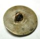 Antique Brass Button Rat W/ Radish In Cellar Design - 11/16 