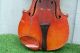 Interesting 19thc Violin With Burr Birds Eye Maple Back Of French Origin C1900 String photo 3