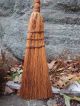 Primitive Old Wood England Unique Loop Handle Witch Hearth Broom Halloween Primitives photo 5