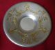 Sterling Silver Cup & Saucer Gold Lined & Etched Post Australia Sterling Silver (.925) photo 2