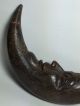 Large Face In Moon Paper Mache Mold/sculpture Primitives photo 2