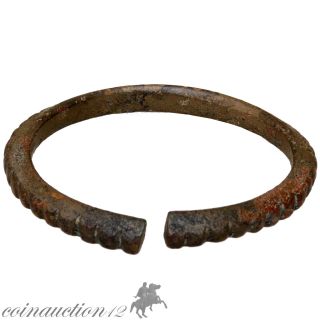 Museum Quality 1000 - 700 Bc Bronze Celtic Bracelet photo