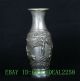 Chinese Silver Copper Handwork Carve Longevity God Vases Xuande Mark Csy663 Vases photo 2