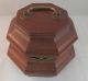 Pv01449 Colonial Williamsburg Octagonal Tea Caddy 4 Cw Xx Don Mahogany Boxes photo 1