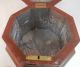 Pv01449 Colonial Williamsburg Octagonal Tea Caddy 4 Cw Xx Don Mahogany Boxes photo 4