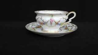 Antique Dresden Rk Porcelain Tea Cup Marked Germany photo