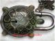 Chinese Characteristics Handmade Vintage Brass Engraving - Turtle Lock Other Antique Chinese Statues photo 1