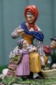 Mid 19thc German Figurine Group With Mother & Children Of Fine Detail C1840s Figurines photo 1