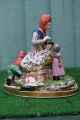 Mid 19thc German Figurine Group With Mother & Children Of Fine Detail C1840s Figurines photo 3
