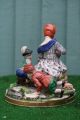 Mid 19thc German Figurine Group With Mother & Children Of Fine Detail C1840s Figurines photo 4
