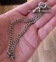 Antique Sterling Silver Pocket Watch Chain. Pocket Watches/Chains/Fobs photo 4