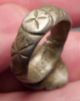1100 - 1200ad Authentic Ancient Medieval Silver Ring Jewelry Artifact I54711 Byzantine photo 2