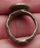 1100 - 1200ad Authentic Ancient Medieval Silver Ring Jewelry Artifact I54711 Byzantine photo 3