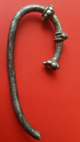 Bronze Age (celtic) Silver Fibula photo