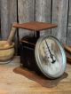 Antique Primitive Old Farm Kitchen Scale 20 Lbs Primitives photo 1