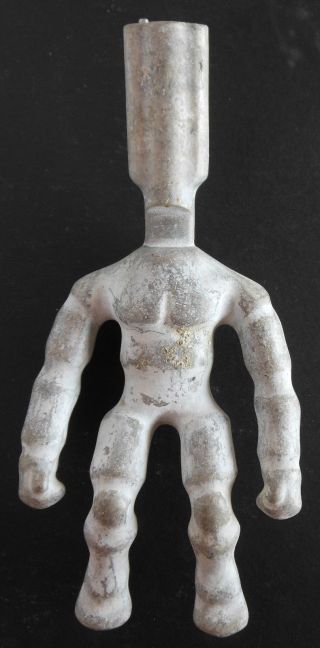 Vintage Aluminum Industrial Toy Action Figure Mold - He - Man Stretch Armstrong photo