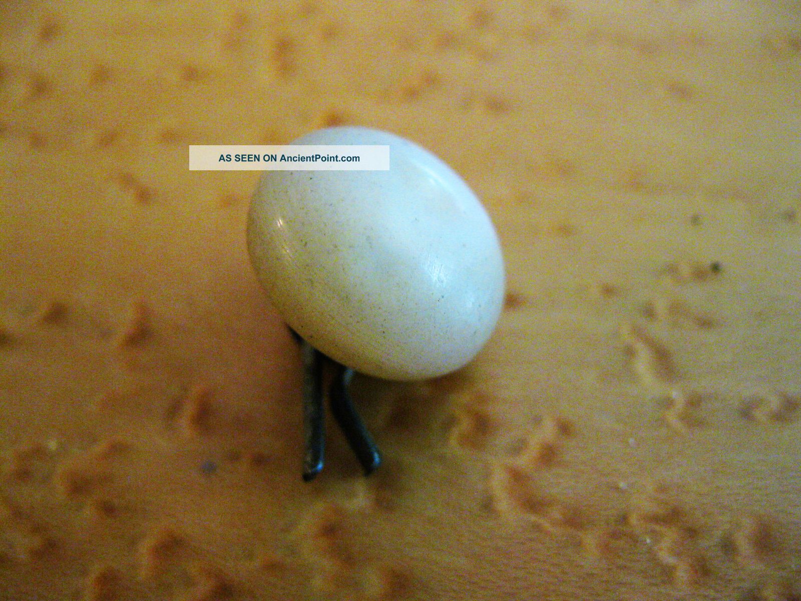 Antique Domed Mother Of Pearl Button With Clip Buttons photo