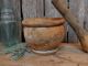 Early Antique Apothecary Wooden Turned Mortar & Pestle Aafa Primitives photo 1