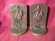 1920 ' S Solid Bronze Native American Bookends 