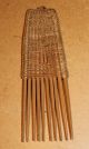 Congo 3 Old African Combs Ancien Peignes Afrique Songye Afrika Africa Wicker Kam Other African Antiques photo 2