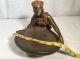 Antique Art Deco Bronze Clad Or Cold Painted Sitting Figural With Tray Metalware photo 5