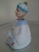 Vintage Porcelain Bisque Nodder Figurine.  Elder Asian Man.  Asian Nodder Figurine Figurines photo 1
