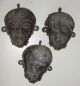 African Baule Bronze Cast Passport Mask Pendant Ivory Coast Africa Ashanti Masqu Masks photo 5