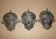 African Baule Bronze Cast Passport Mask Pendant Ivory Coast Africa Ashanti Masqu Masks photo 8