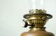Hinks No.  2 Oil Lamp Brass Duplex Burner,  Key Rising,  Brass Lamp,  Chimney Tall 20th Century photo 1
