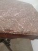 56918 Antique Victorian Marble Top Lamp Table Stand 1800-1899 photo 2