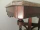 56918 Antique Victorian Marble Top Lamp Table Stand 1800-1899 photo 3