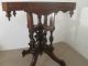 56918 Antique Victorian Marble Top Lamp Table Stand 1800-1899 photo 4